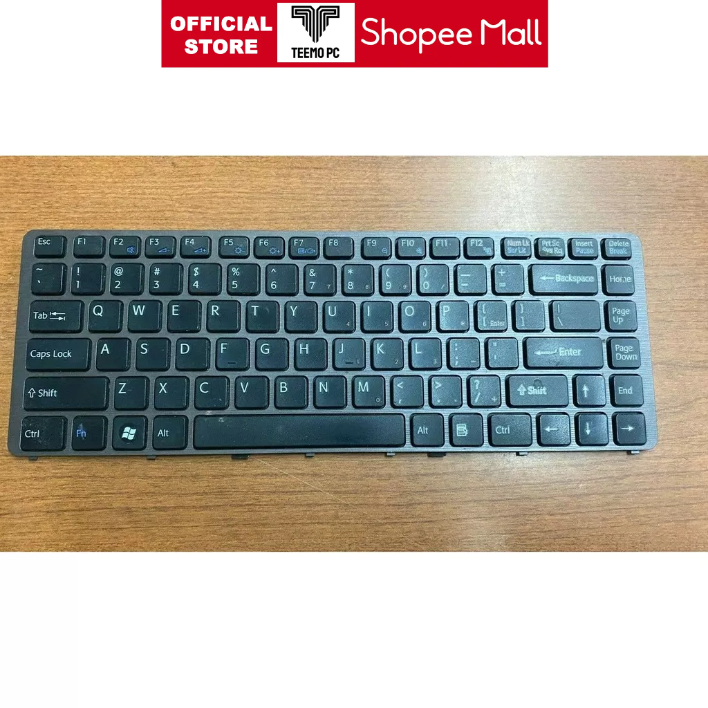 Bàn Phím Cho Laptop Sony Vaio Pcg-7184L - Màu Đen - Hàng Zin New Seal TEEMO PC KEY1176
