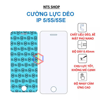 Dán cường lực dẻo bảo vệ màn hình 5/5s/5se (NANO/PPF)