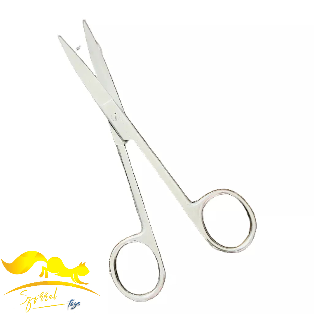 Kéo inox mũi cong gắp hoa - tạo hình đất sét, fondant