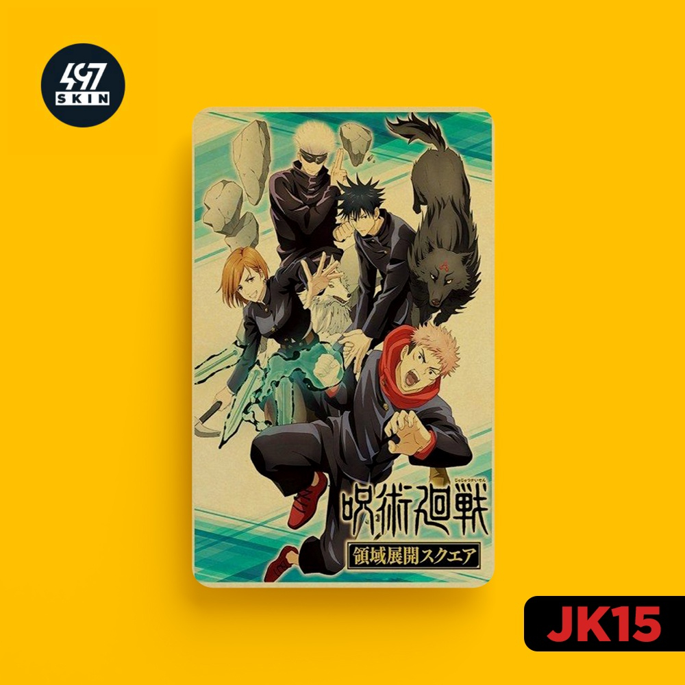 Skin Card Jujutsu Kaisen (Series 2)  - Miếng Dán ATM, Thẻ Xe, Thẻ Từ, Thẻ Chung Cư - Chất Liệu Chống Xước - Chống Nước
