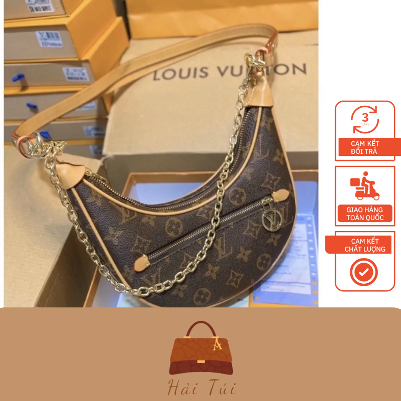 Túi eo vi kẹp nách dáng thuyền Size 24cm loại đẹp full box nam châm xịn sò