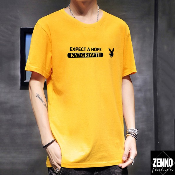 Áo Thun Nam Thời Trang Basic In Họa Tiết Chữ EXSPECT A HOPE Tinh Tế Zenkonam MEN TOP 210C Y