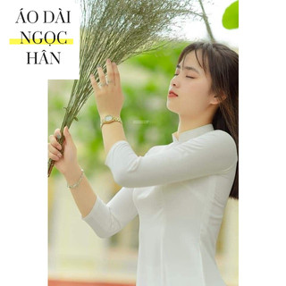 áo dài trắng học sinh lụa mỹ