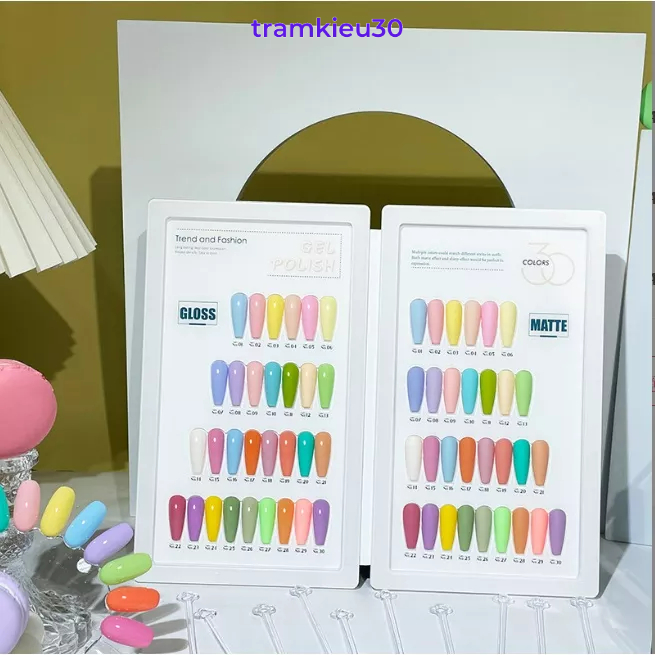 Sơn Gel AS Chai Xanh Mã MCL CAO CẤP Mới 2023 |pastel