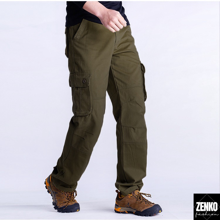 Bộ 03 Quần Kaki Nam Cạp Chun Phối Túi Vuông Thời Trang Zenkonam 3MEN QUAN 049