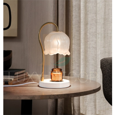 Đèn đốt nến thơm,đèn trang trí,đèn ngủ cao cấp LiLY OF THE VALLEY hiện đại,sang trọng,luxury