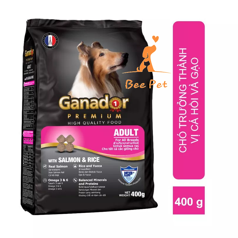 Hạt Ganador 400g - Thức ăn cho chó con và chó trưởng thành đủ vị