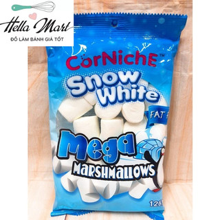 Kẹo Xốp Trắng Marshmallow Trắng Lớn 120gr