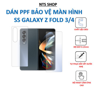 (Galaxy Z Fold/ 2/ 3/ 4/ 5/ 6) Bộ dán PPF chống xước (màn hình phụ+mặt lưng)