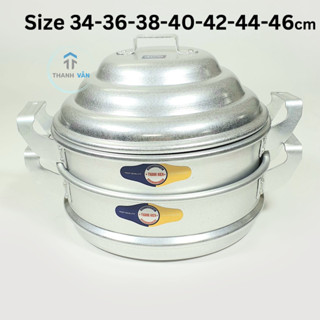 Bộ Nồi Xửng Hấp Xôi Nhôm (Size 34-36-38-40-42-44-46)