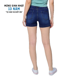 Quần Short Jeans Nữ Genviet DQ403J1037