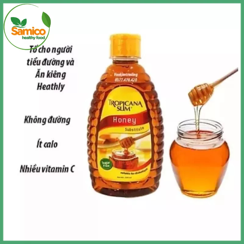 Mật ong ăn kiêng không đường Tropicana Slim Honey 350ml date 12/2024