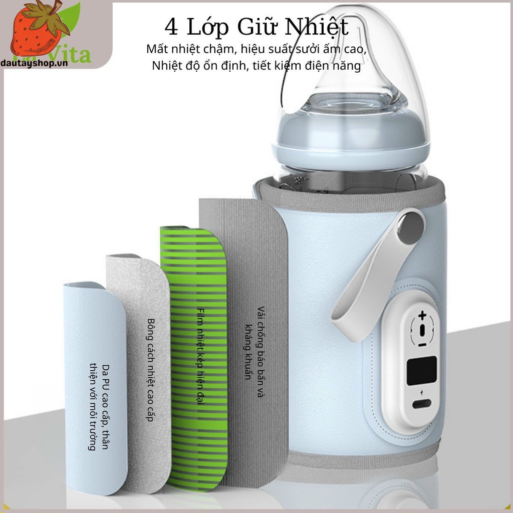 Máy Ủ Bình Sữa Di Động Thông Minh La Vita