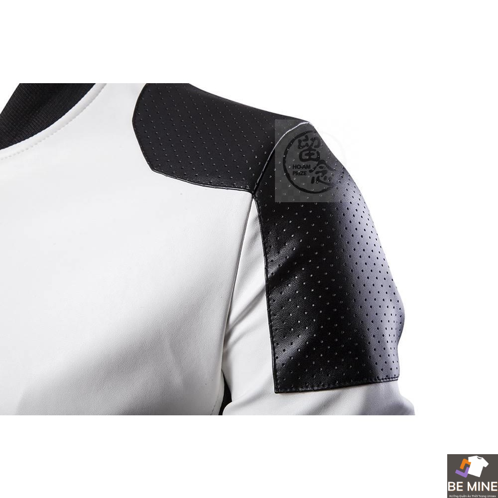 Áo Khoác Nhẹ Nam Kiêm Chống Nắng Phối Màu Đen Trắng BEMIE MEN JK 022