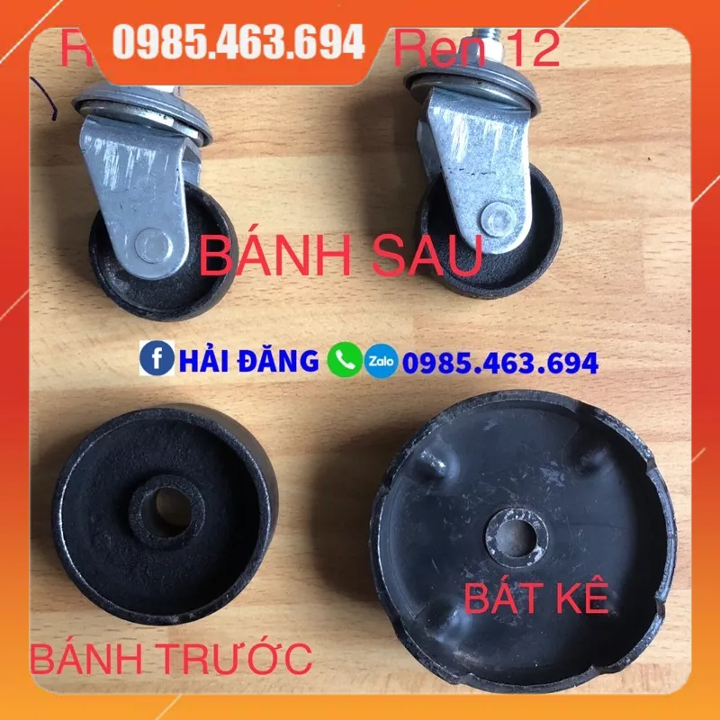 Bánh Xe Thay thế Cho Kích Cá Sấu 3 tấn - 4 tấn