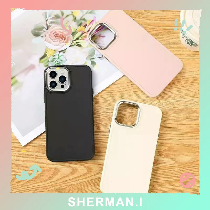 Vỏ Điện Thoại Di Động  2.0 TPU Lỗ Lớn Mạ Điện  Vỏ Bảo Vệ Ống Kính Điện Thoại  Cho iPhone 11-SN