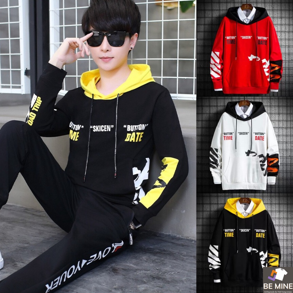 Áo Hoodie Nón Chui Trùm Đầu Nữ Nam Unisex Chất Vải Nỉ Poly Chữ Skicen WAH064