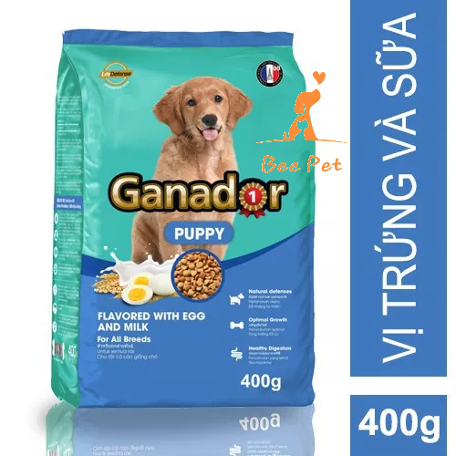 Hạt Ganador 400g - Thức ăn cho chó con và chó trưởng thành đủ vị