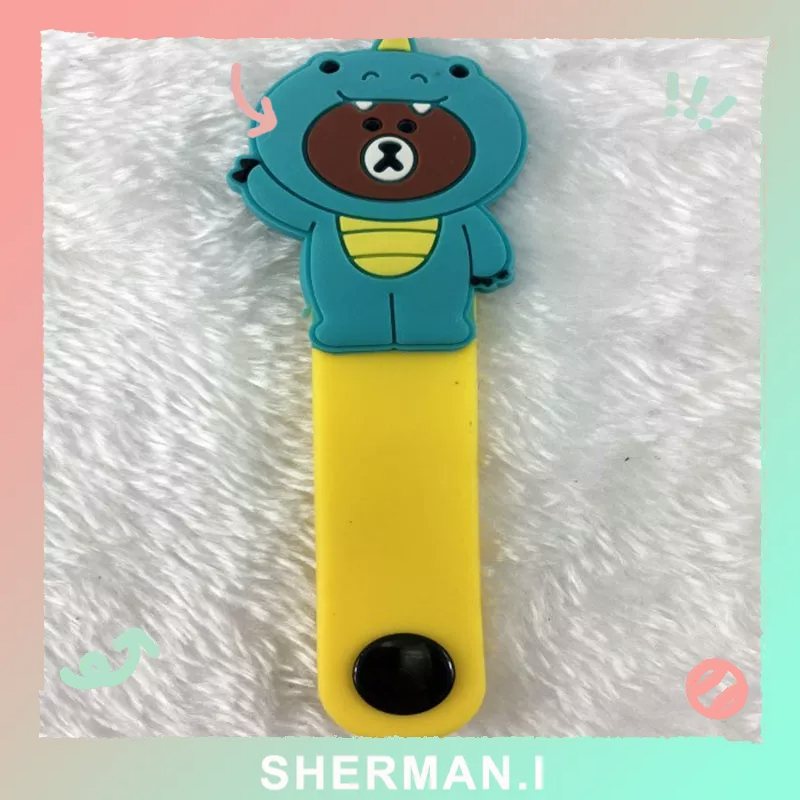 Dây kẹp thu gọn tai nghe cáp sạc điện thoại laptop hình thú dễ thương-SN