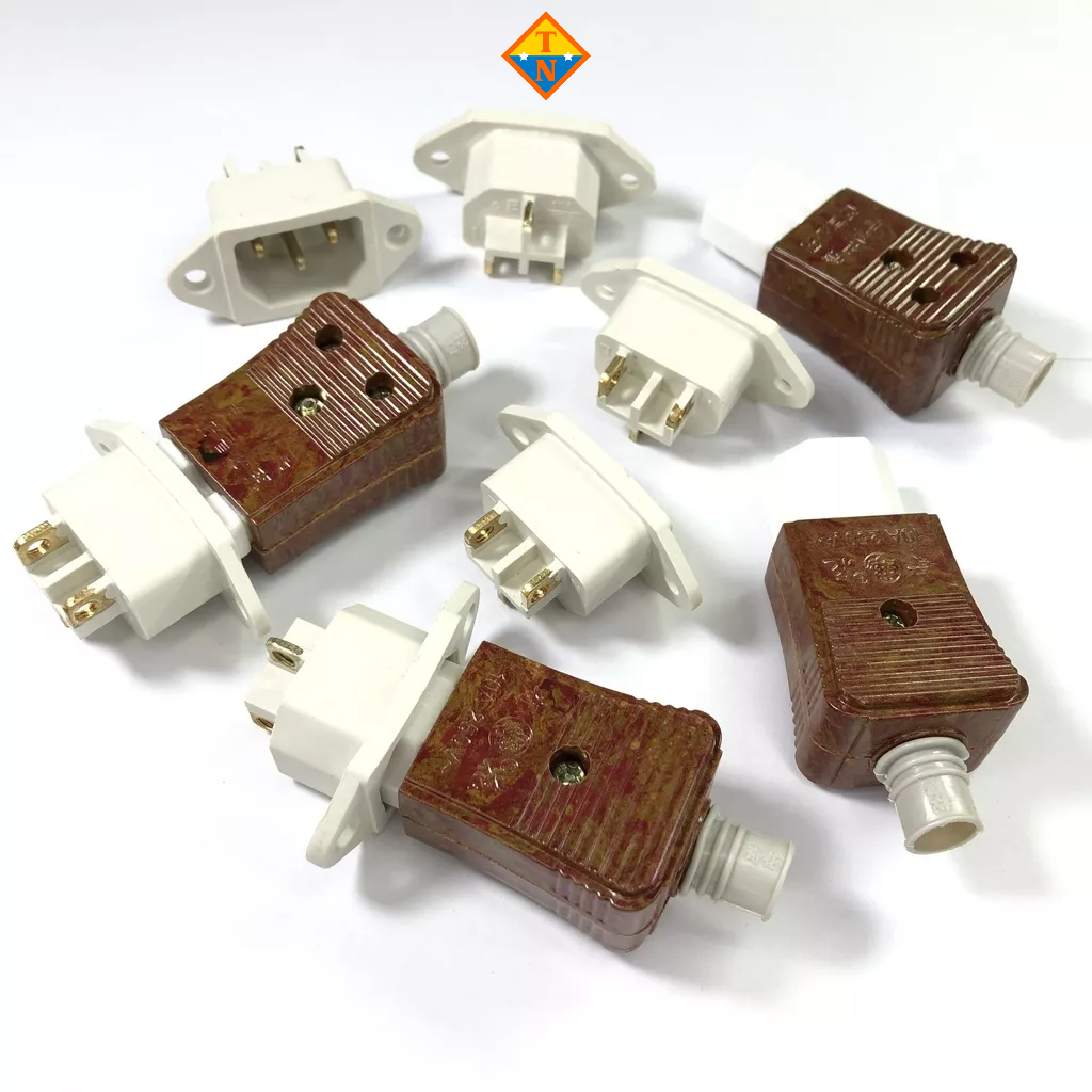 Giắc nguồn nồi cơm, ấm nước, màu ngẫu nhiên # phụ tùng nồi cơm