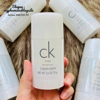 Lăn khử mùi ck one deodorant stick 75gr - lăn nách calvin klein trắng