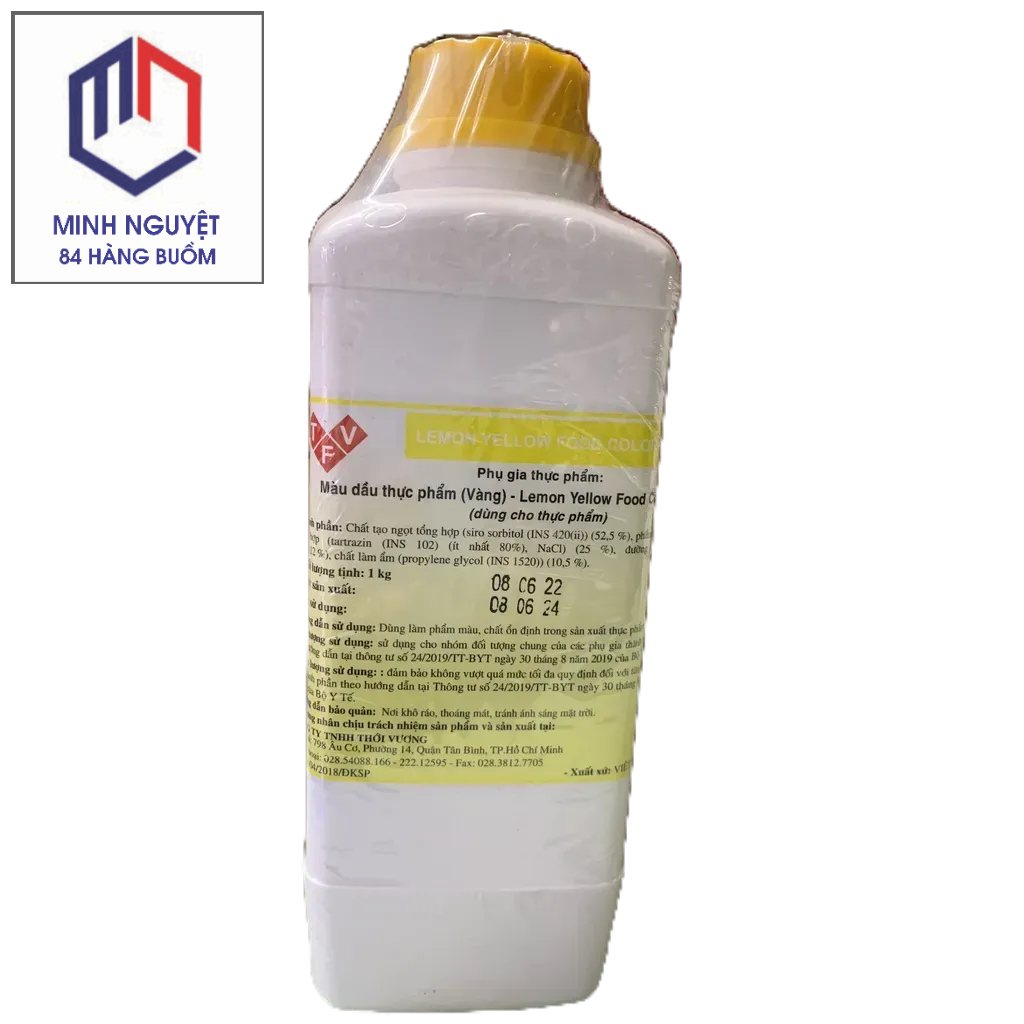 Màu vàng nước - Phụ gia thực phẩm