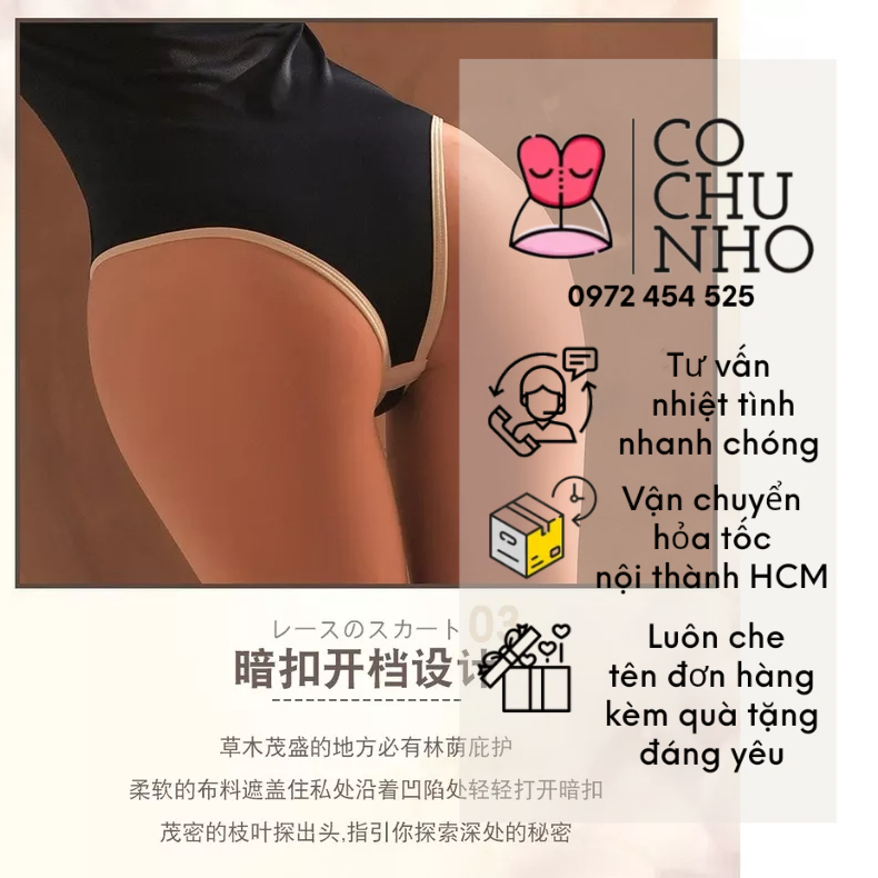 [COCHUNHOQUAN11] LL869- Body suit, bộ đồ ngủ liền quần gợi cảm - Bodysuit thun Sexy Đồ Ngủ Liền Thân Quyến Rũ