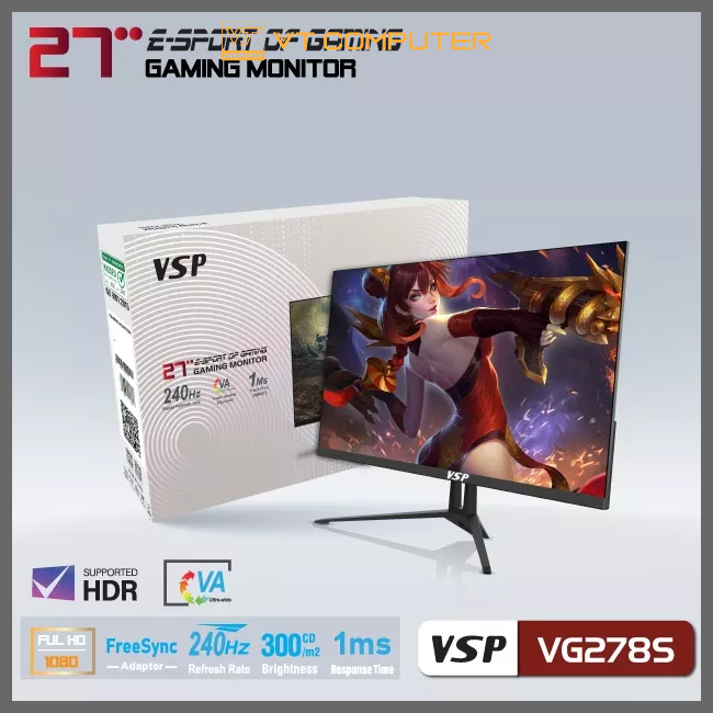 Màn Hình 27 inch / VSP / FHD-2K / 75-240Hz / IP2703S / CM2705H / Bảo Hành 36 Tháng