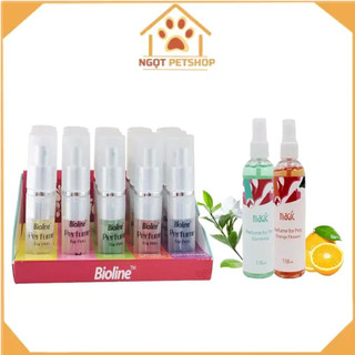 Nước hoa cho chó mèo - nước hoa bioline - khử mùi cho thú cưng - ngọt petshop