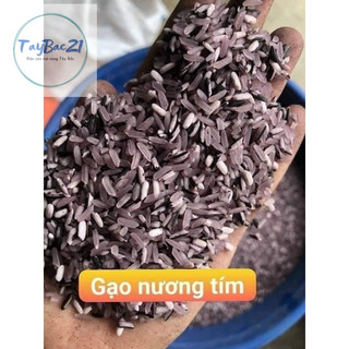 Gạo tẻ dẻo nương tím H'mong Trạm Tấu - Yên Bái