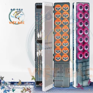 Hộp đựng phao silicon 16 trục đựng phao trục thẻo dài 55cm hàng cao cấp độ bền tốt Đồ Câu Việt Bắc