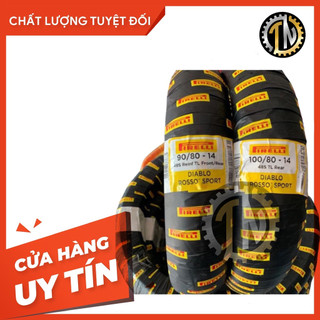 Vỏ Pirelli Rosso Sport 90/80 - 100/80 size 14 cho Vario Click 150cc đời 2018 - nay