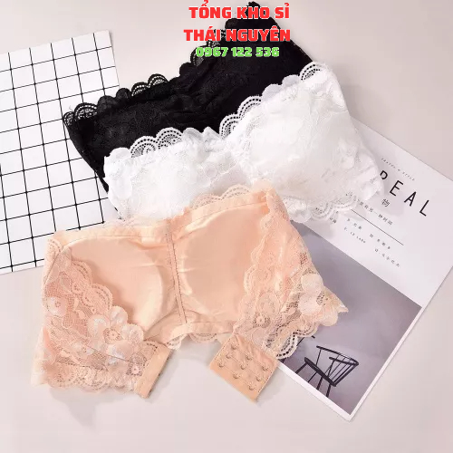 Áo Bra Quây Ren Áo Ống Vanvene phù hợp mặc áo trễ áo hở vai free size 40-53kg, vòng ngực 75-90cm - CHỒNG TỤT