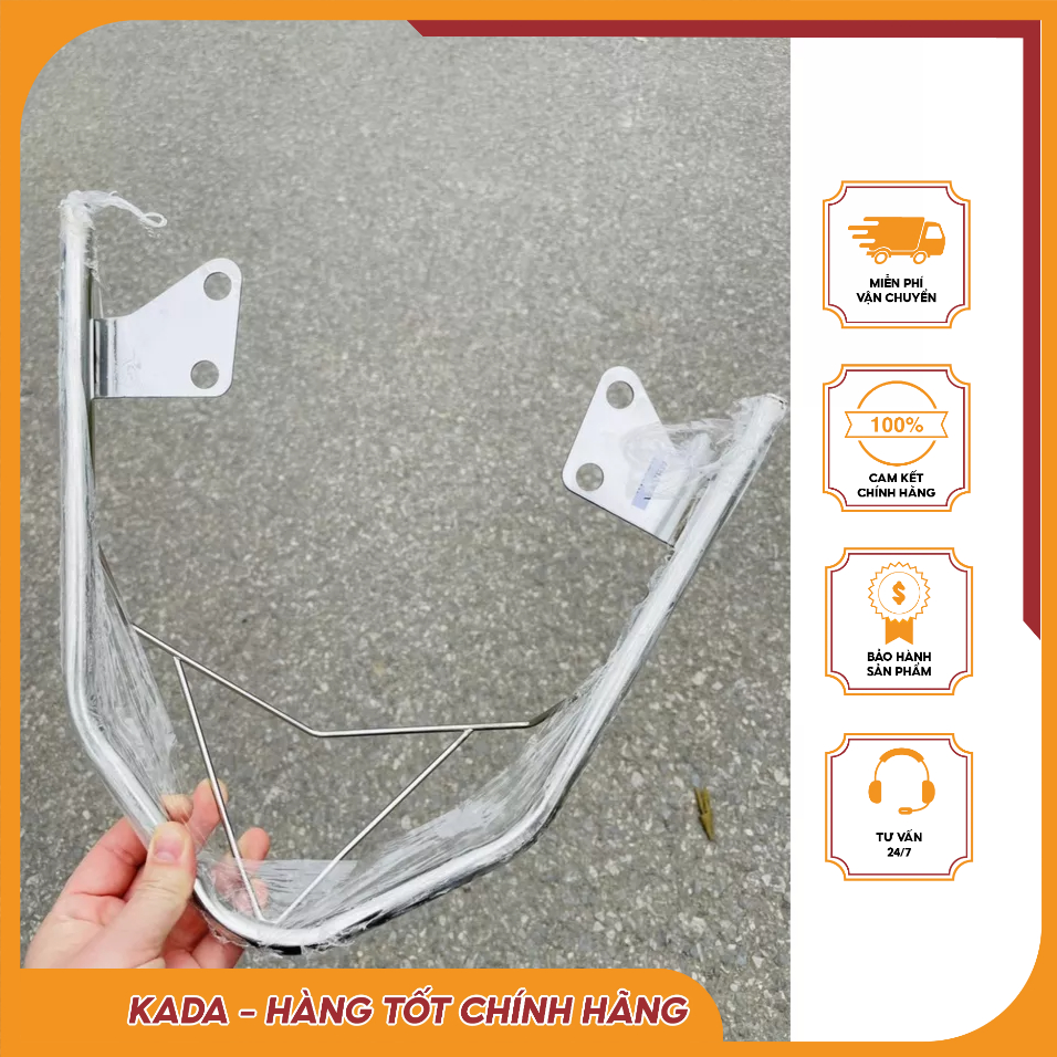 Tay Sách Wave A inox 304 Siêu Đẹp - Cảng sau Wave A xe máy honda – Bền đẹp- Không rỉ- Thuận tiện chở đồ