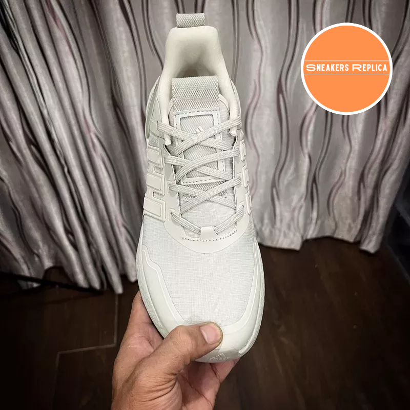 Giày thể thao EQT Equipment Plus màu Xám Cốm - Nhẹ êm thoáng khí Boost nén