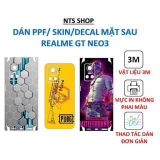 Dán skin/ppf mặt sau realme gt neo 3/ neogt 5g