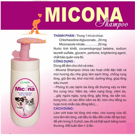 SỮA TẮM MICONA 200ML - SỮA TẮM ĐẶC TRỊ NẤM, GHẺ, VIÊM DA