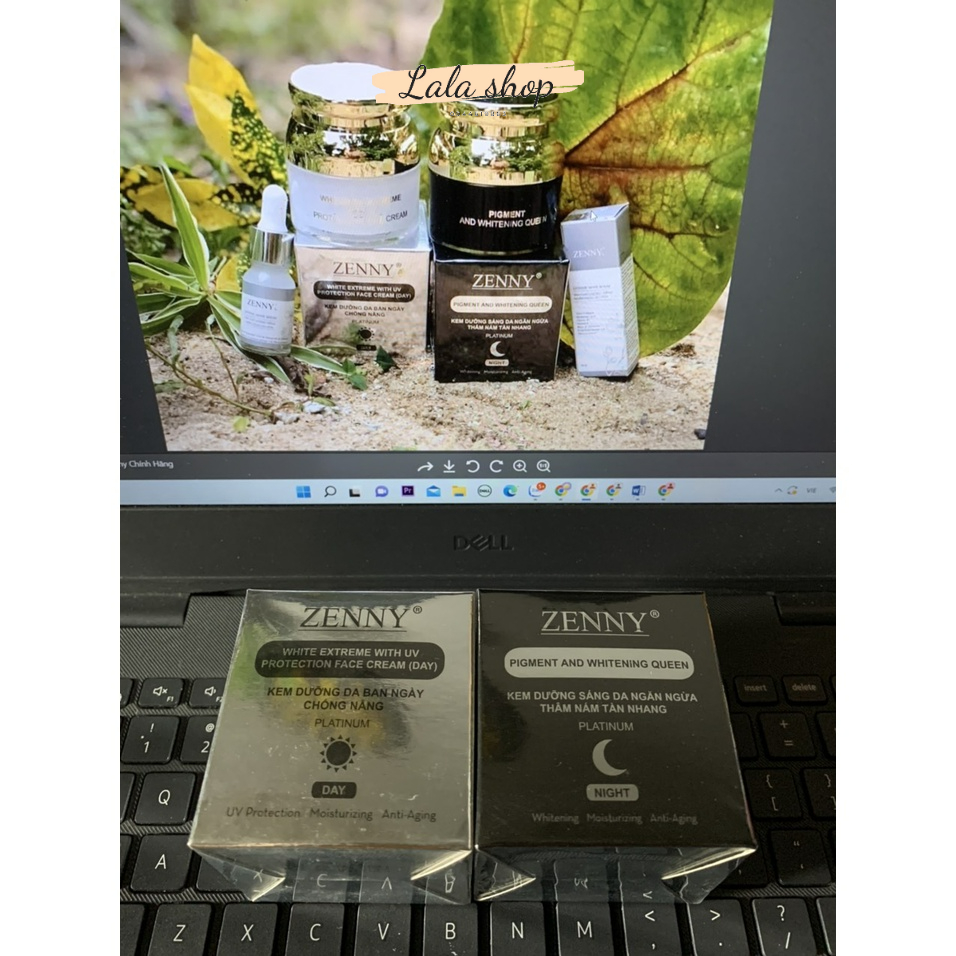 Kem Zenny Platinum  tặng sữa rửa mặt , serum - Chính hãng