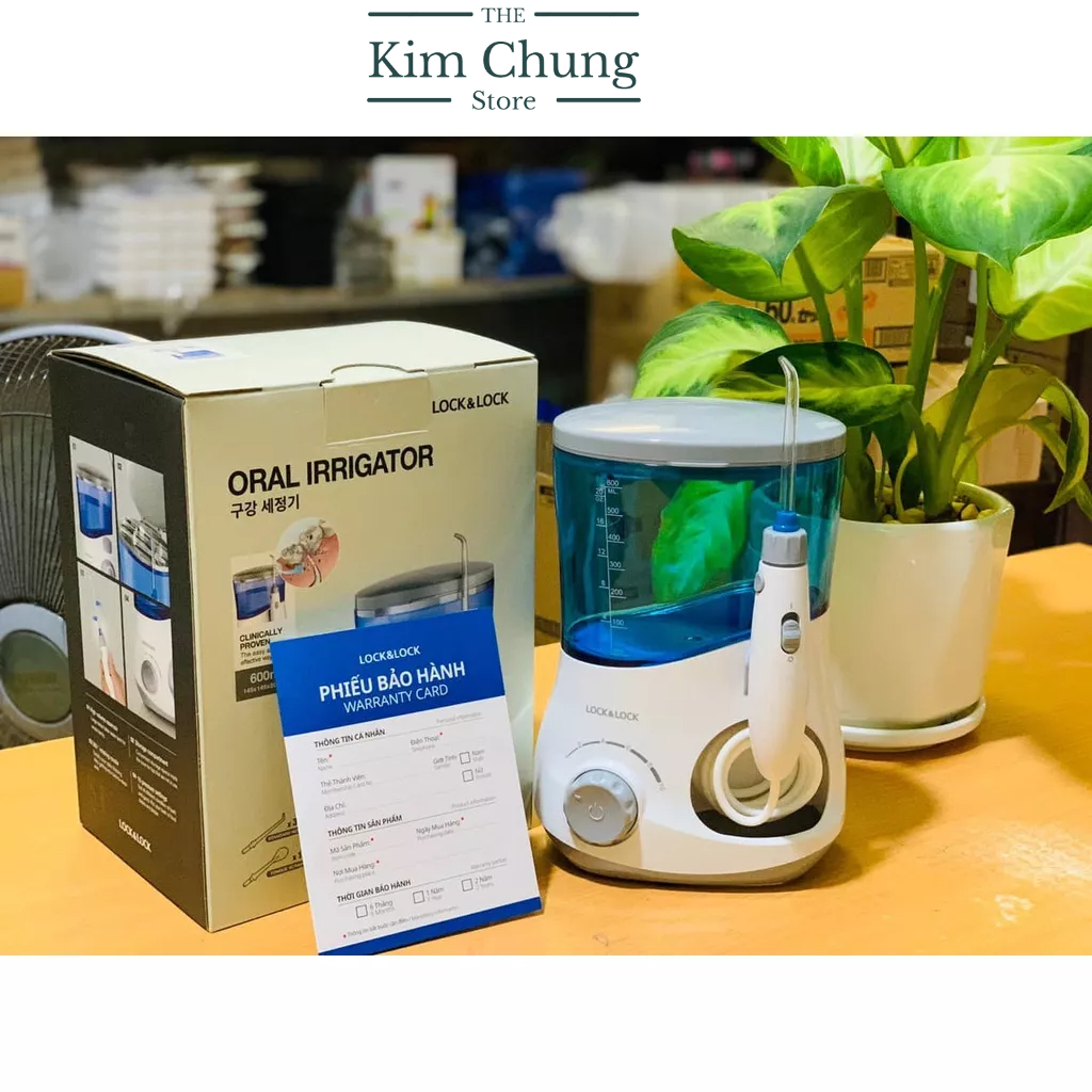 Máy Tăm Nước Lock&Lock Oral Irrigator ENR111BLU - Hàng chính hãng