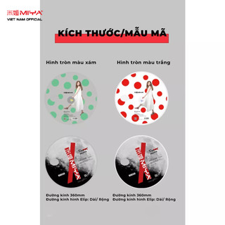 [MIYA VIỆT NAM OFFICIAL] Bảng pha màu Miya - Miya Frosted Palette Plastic ( Thiết kế mới )