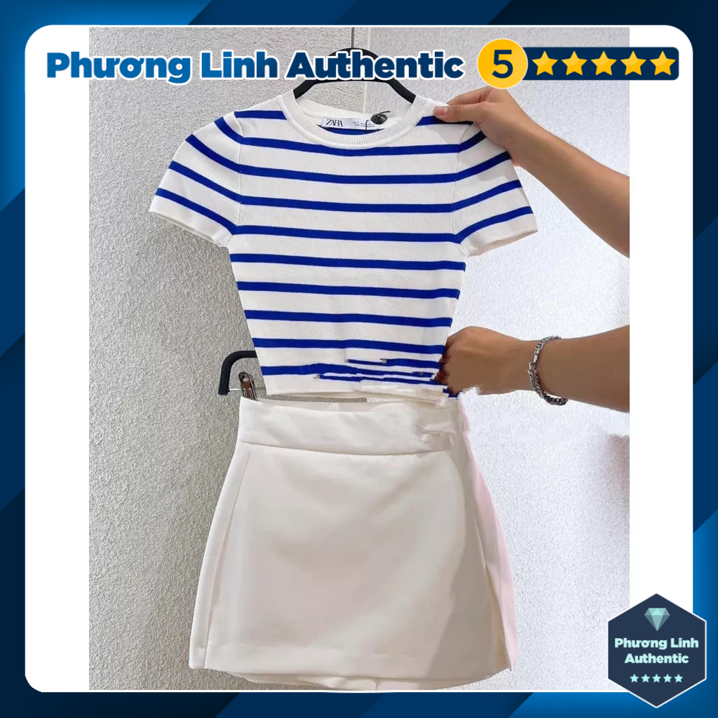 Áo len Zara dáng ngắn ôm form nhỏ Auth New Tag có sẵn 3519/025 3519025