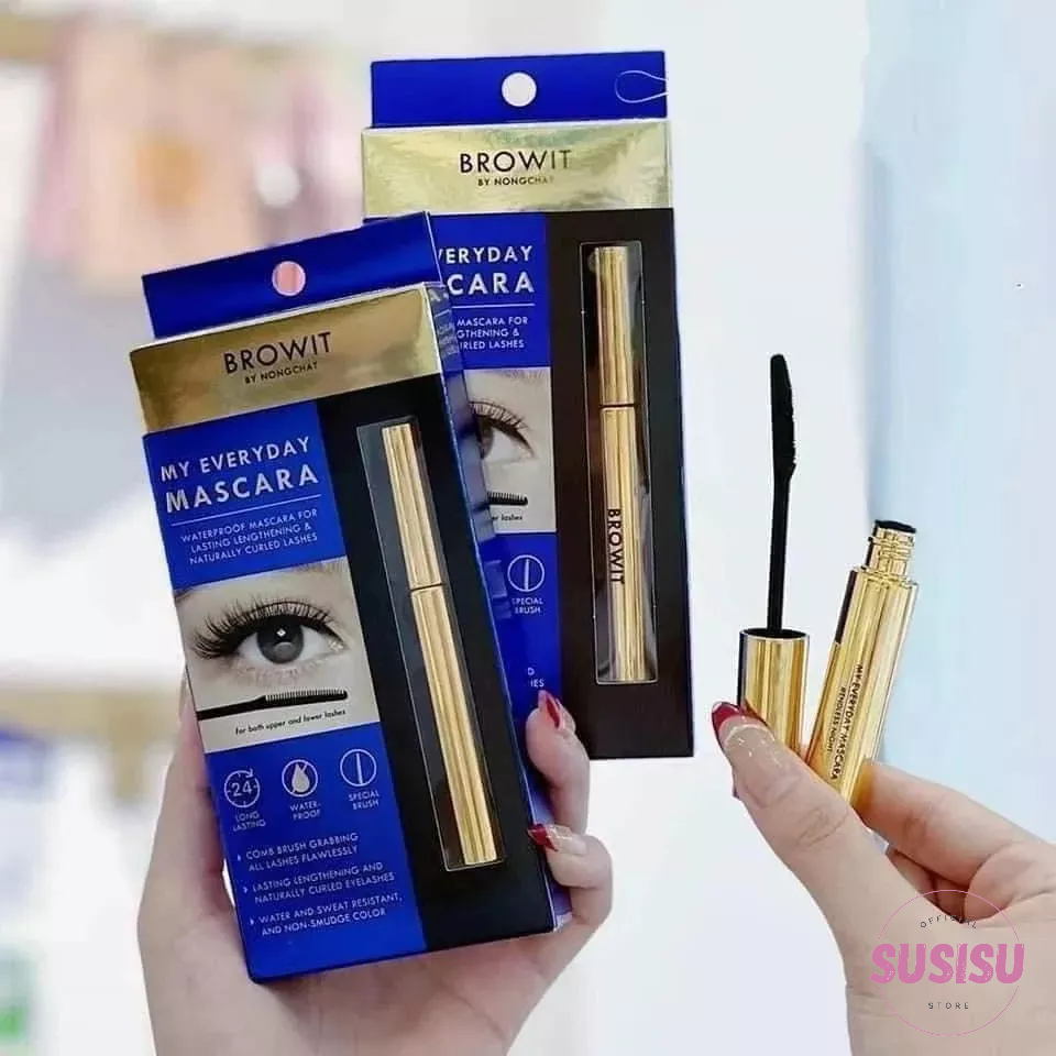 Mascara Chuốt Mi BROWIT BY NONGCHAT - My Everyday Mascara #Endless Night 5.5g