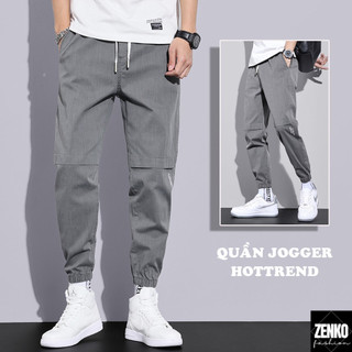 Quần Jogger Nam Basic Bo Chun Năng Động Ống Chân Zenkonam MEN QUAN 068C G