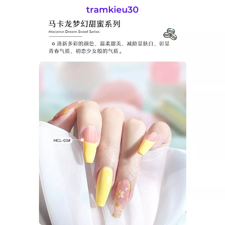 Sơn Gel AS Chai Xanh Mã MCL CAO CẤP Mới 2023 |pastel