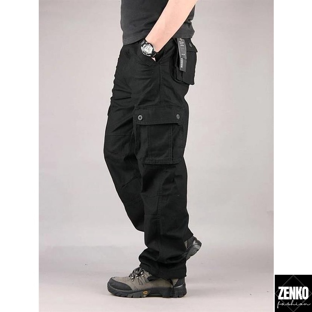 Bộ 03 Quần Kaki Nam Cạp Chun Phối Túi Vuông Thời Trang Zenkonam 3MEN QUAN 049
