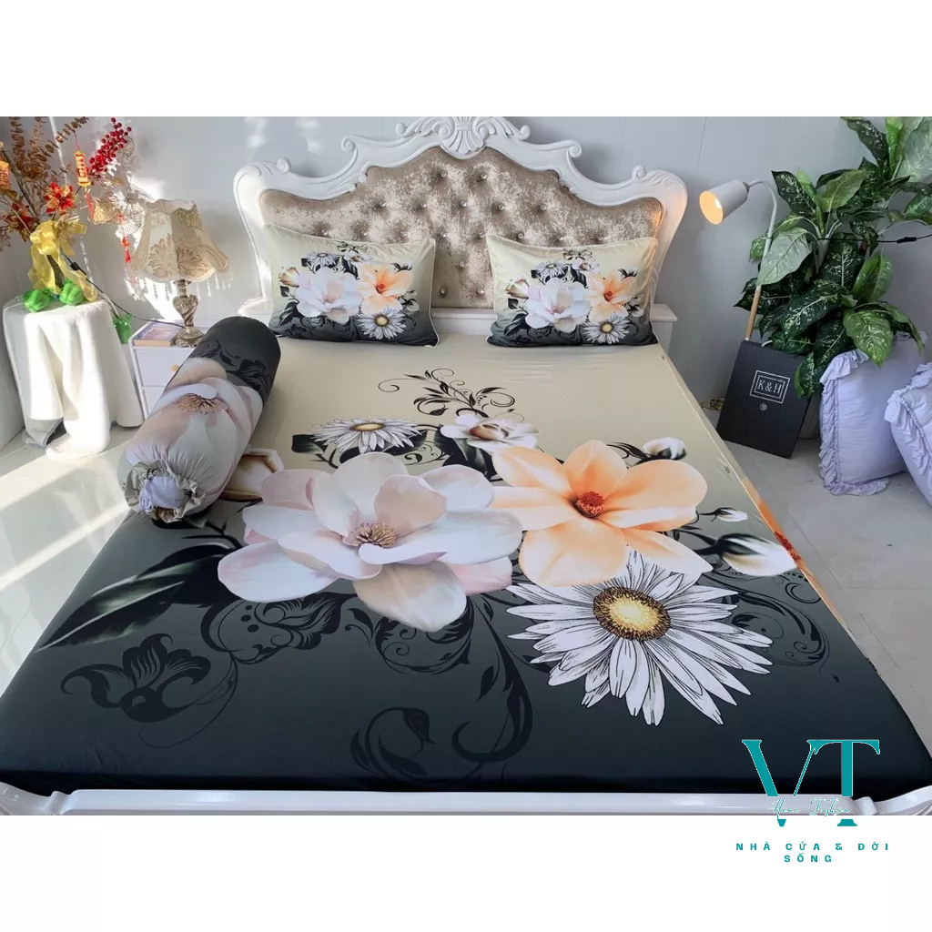 Bộ Drap Thun Lạnh Ý 5D