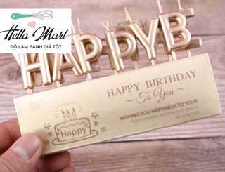 Nến happy birthday