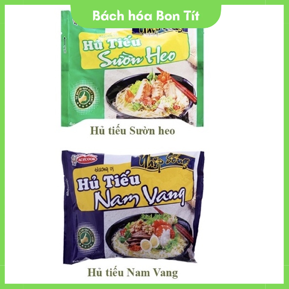 Hủ tiếu sườn heo/ nam vang Acecook tinh tuý ngọc trời gói 70g