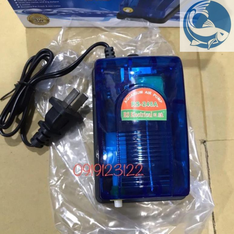 máy sục khí oxy SB248A; sủi oxy mini
