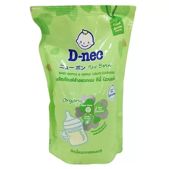 Nước rửa bình/ xúc bình sữa Dnee Thái Lan 600ml/ 550ml mẫu mới